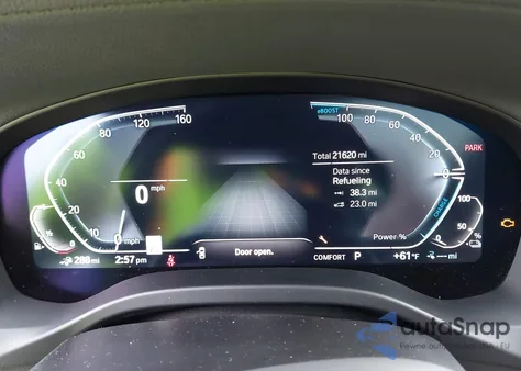 2021 BMW X3 Phev xDrive30E из США, поврежденный, VIN 5UXTS1C06M9G88310